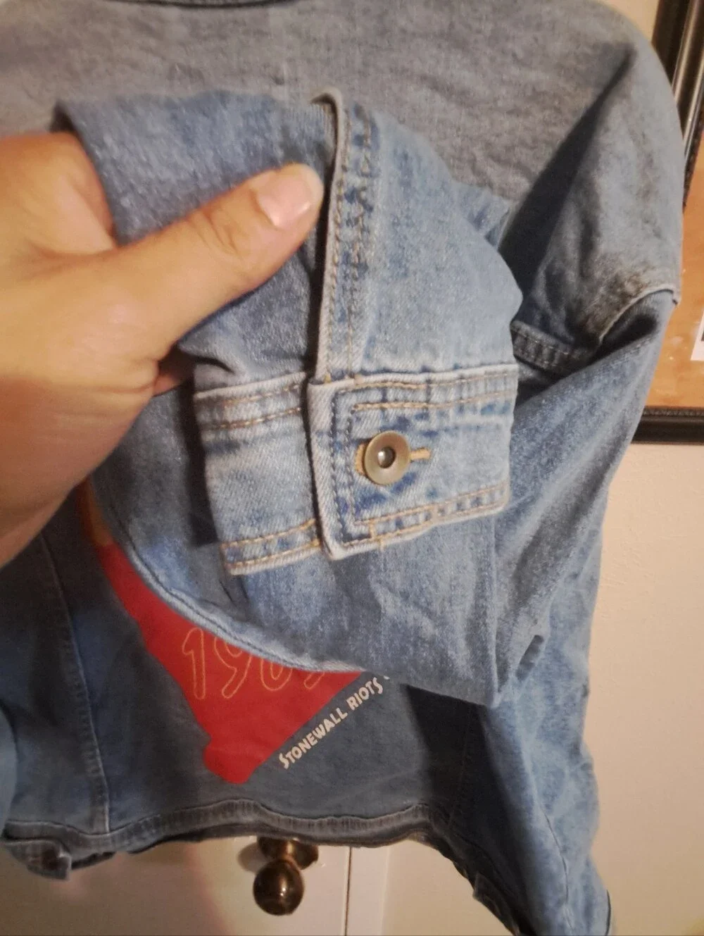 NWT XL Target Pride Artist Series  New York 1969 Stonewall Riots Denim Jacket